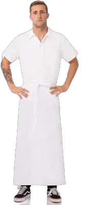 Chef Works Full Length Chef Apron CFLAWHT0