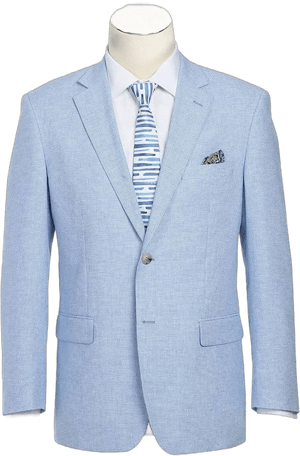 Men's Classic Regular Fit Linen/Cotton Blazer