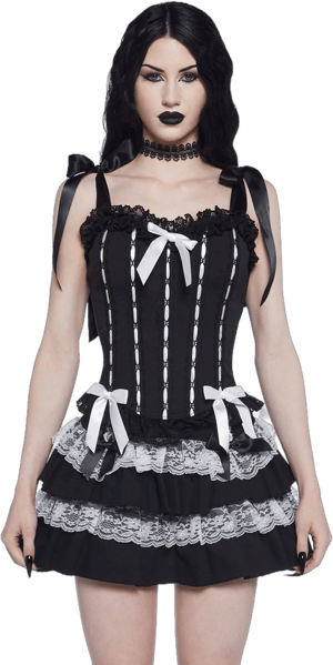 Widow Angelic Masquerade Corset Top