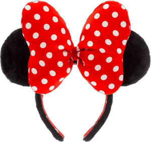 Disney Plush Polka Dot Ear Headband