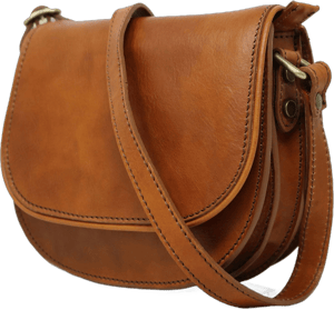 Floto Chianti Women's Italian Leather Crossbody Saddle Bag