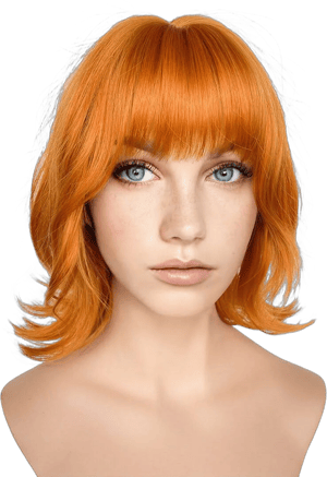 One Piece Wavy Synthetic Hair Wig