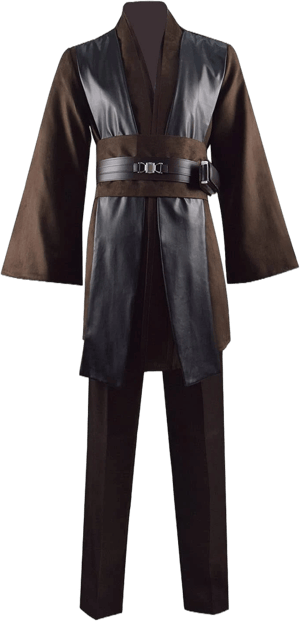 Qianshop Men's Anakin Skywalker Jedi Hooded Robe