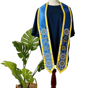 BYELLACreation Custom Full Embroidery Hmong Graduation Sashes