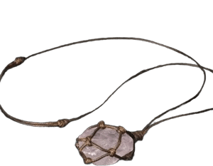 Natural Crystal Pendant Necklace