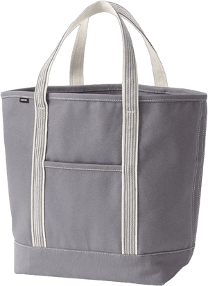 Lands' End Open Top Canvas Tote Bag