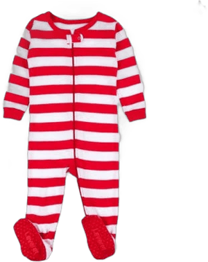 Leveret Footed Cotton Pajamas