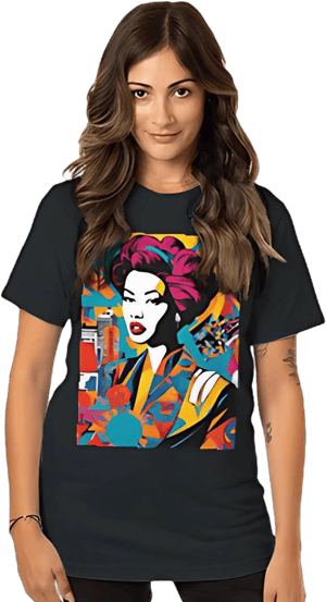 InkedIrony Organic Pop Art T-Shirt