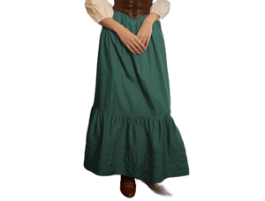 Victorian Style Cotton Maxi Skirt