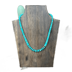 Graduated Turquoise Statement Necklace