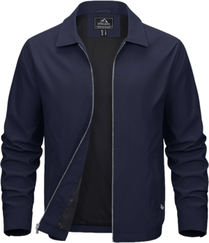 MAGCOMSEN Men's Lightweight Full Zip Up Jacket