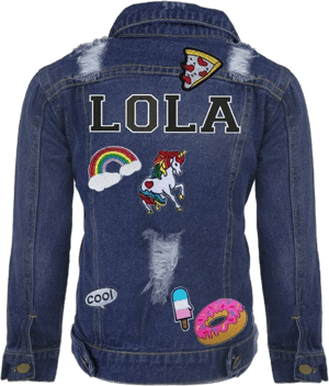 Customizable Patch Denim Jacket