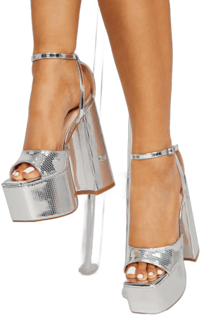 Fashion Nova Women's Bring The Fun Ultra Platform Heel Shoes