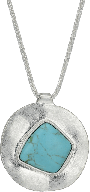 The SAK Women's Irregular Stone Pendant Necklace