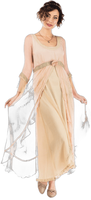 Nataya Dafna Bridgerton Moccasin Dress