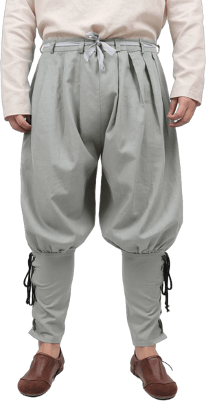 Men's Medieval Pirate Retro Linen Ankle Wrap Pants