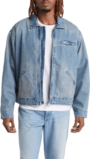 Elwood Men's Petrol Denim Jacket