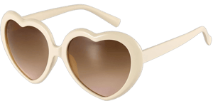 Oversized Heart Shaped Sunglasses