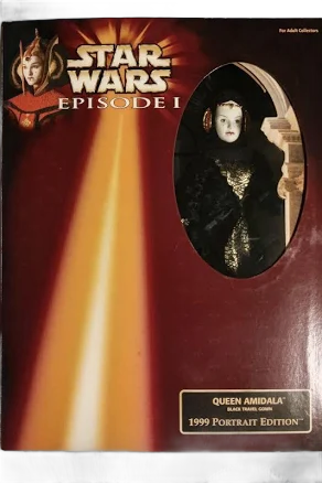 Star Wars Queen Amidala Black Travel Gown Version