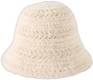 Anthropologie Crochet Knit Bucket Hat