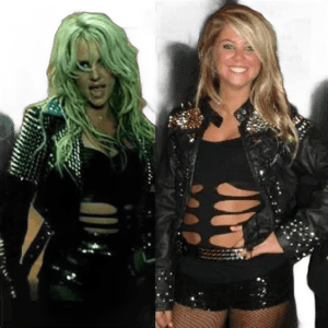 Britney Spears Studded Faux Leather Jacket