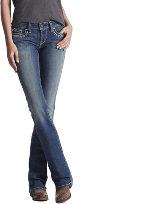 Ariat R.E.A.L. Mid Rise Stretch Boot Cut Jean