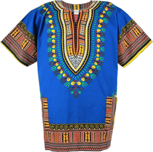 Bontepure Traditional African Dashiki Print Top/Tunic