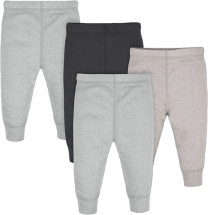 Gerber Baby Boys' Essential Pants 4-Pack