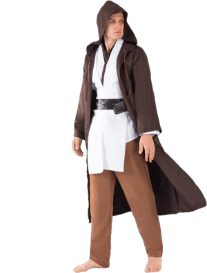 P-Jsmen Jedi Anakin Skywalker Replica Hooded Cloak Robe