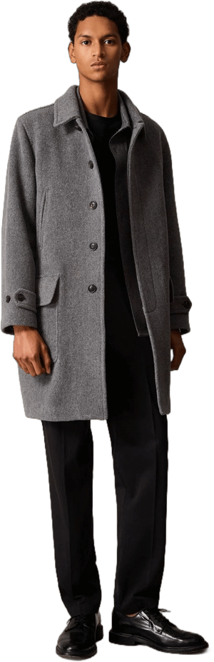 Italian Wool Car Coat