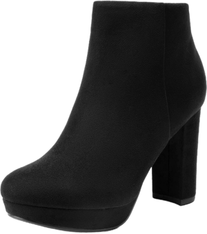 Dream Pairs Women's Stomp High Heel Ankle Boots