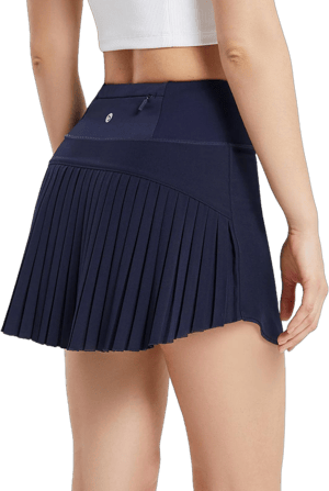 Baleaf Women's Skirts Baleaf Pleated Tennis Skirt Golf Skorts 2xl