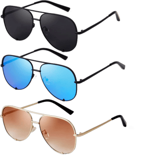 Sorvino Women's Oversized Aviator Sunglasses