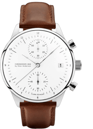 About Vintage 1844 Chronograph Steel Watch