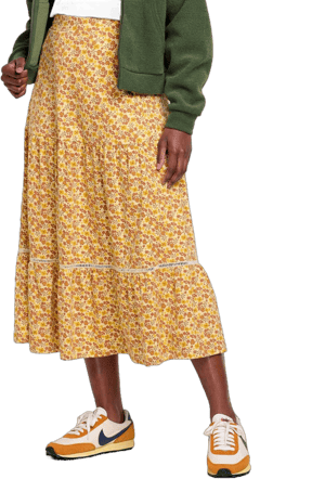 Women's Toad&Co Marigold Tiered Midi Skirt