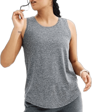 Women's Tek Gear Dry Tek Tank Top, Size: Small, Gray