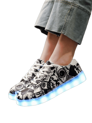 Light-Up Waterproof Sports Shoes