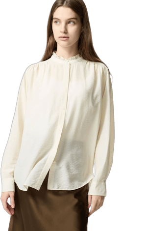 Women's UNIQLO US Frilled Blouse