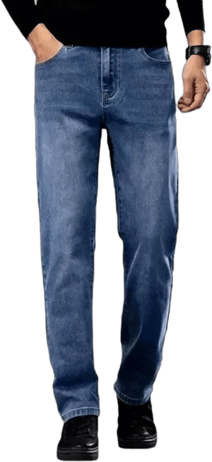 Men's Retro Tapered High-Rise Jeans