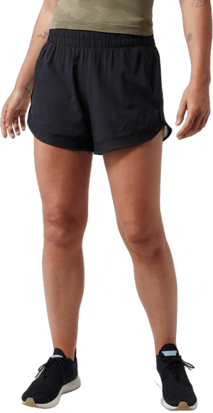 Athleta Women's Mesh Racer Run High Rise 3 Short