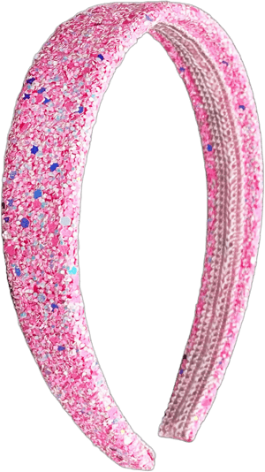 Frog SAC Glitter Headbands for Girls Pink Hair Bands for Little Girl Hair Accessories