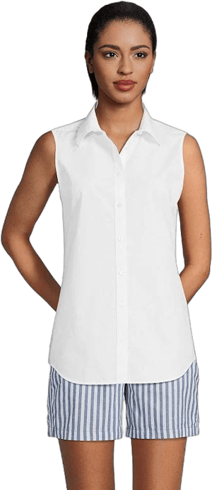 Lands' End Women's Tall Wrinkle Free No Iron Shirt