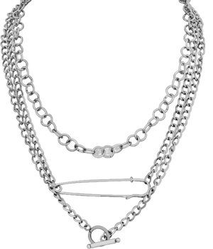 Sacina Goth Layered Choker Necklace