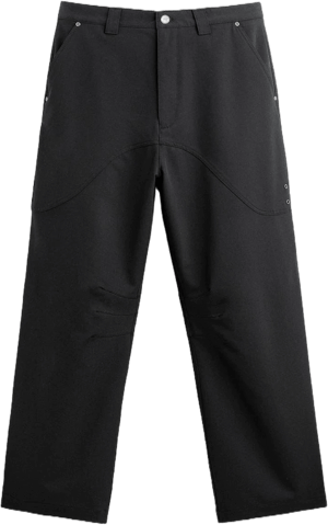 Zara Men's Flared Fit Pants with Seams