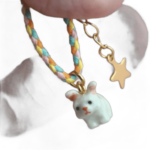 White Rabbit Charm Bracelet