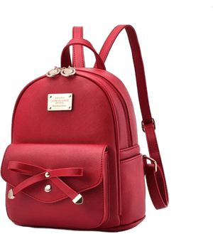 I IHAYNER Girls Bowknot Cute Leather Backpack Mini Backpack Purse for Women