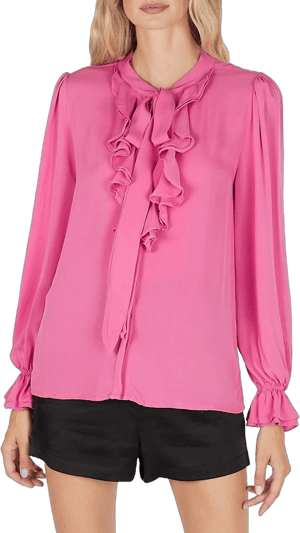 Secret Mission Sara Ruffle Blouse