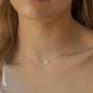 Caitlyn Minimalist Custom Alice Dainty Initial Necklace Holiday Gifts