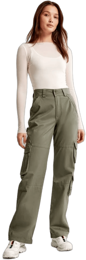 Abercrombie & Fitch Women's Relaxed Cargo Pants