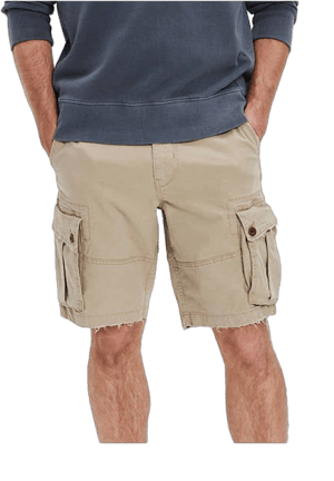 Ae Flex 10 Lived-In Cargo Shorts